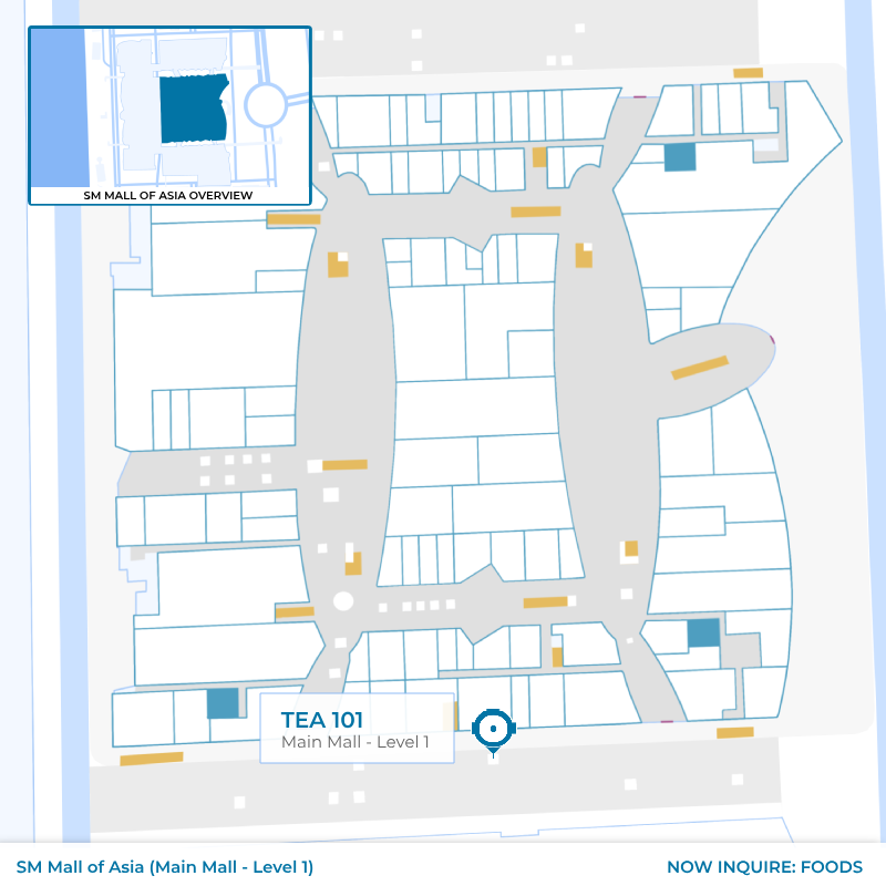 Tea 101 - SM MOA - Main Mall - Level 1